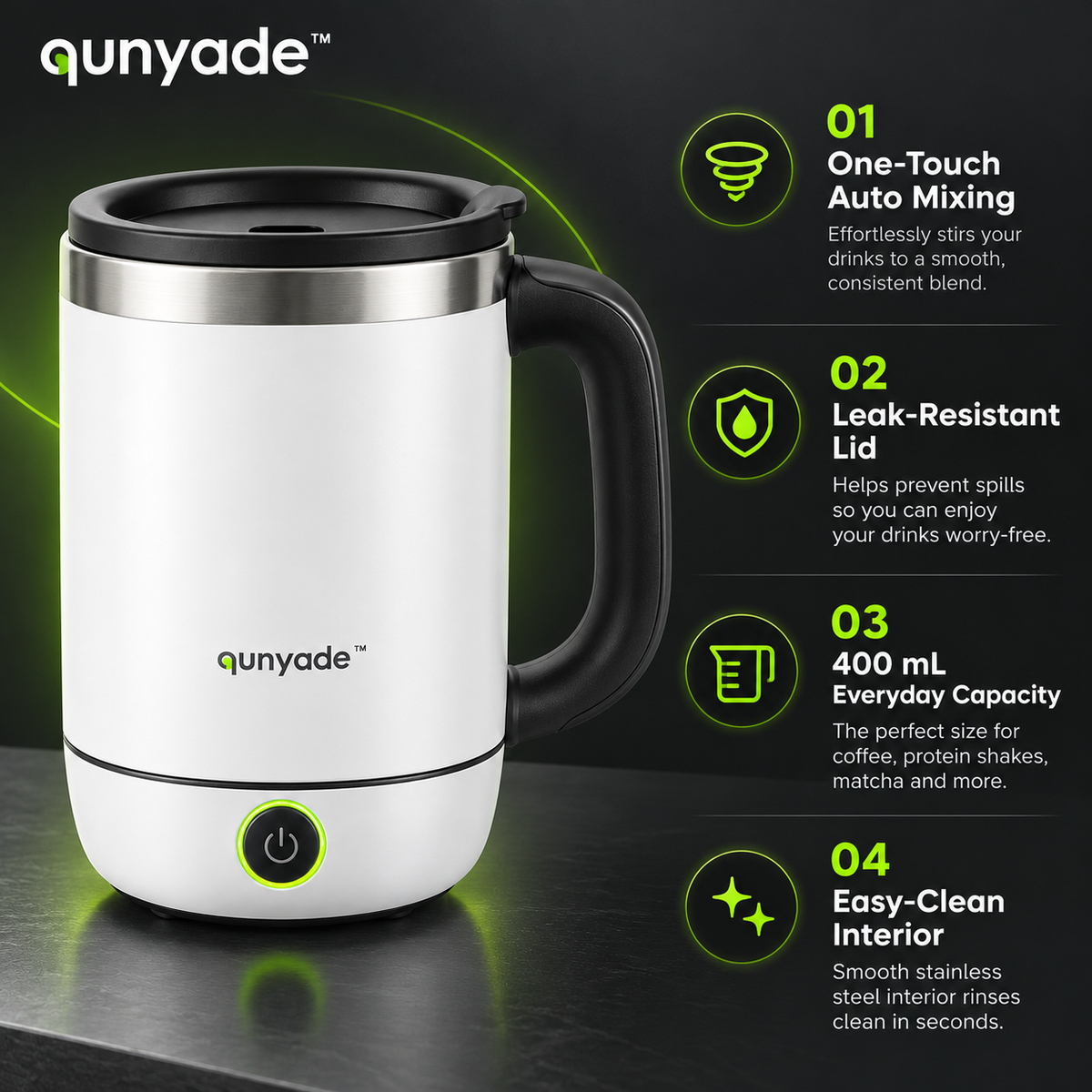 qunyade™ SmartPrep Electric Kitchen Chopper