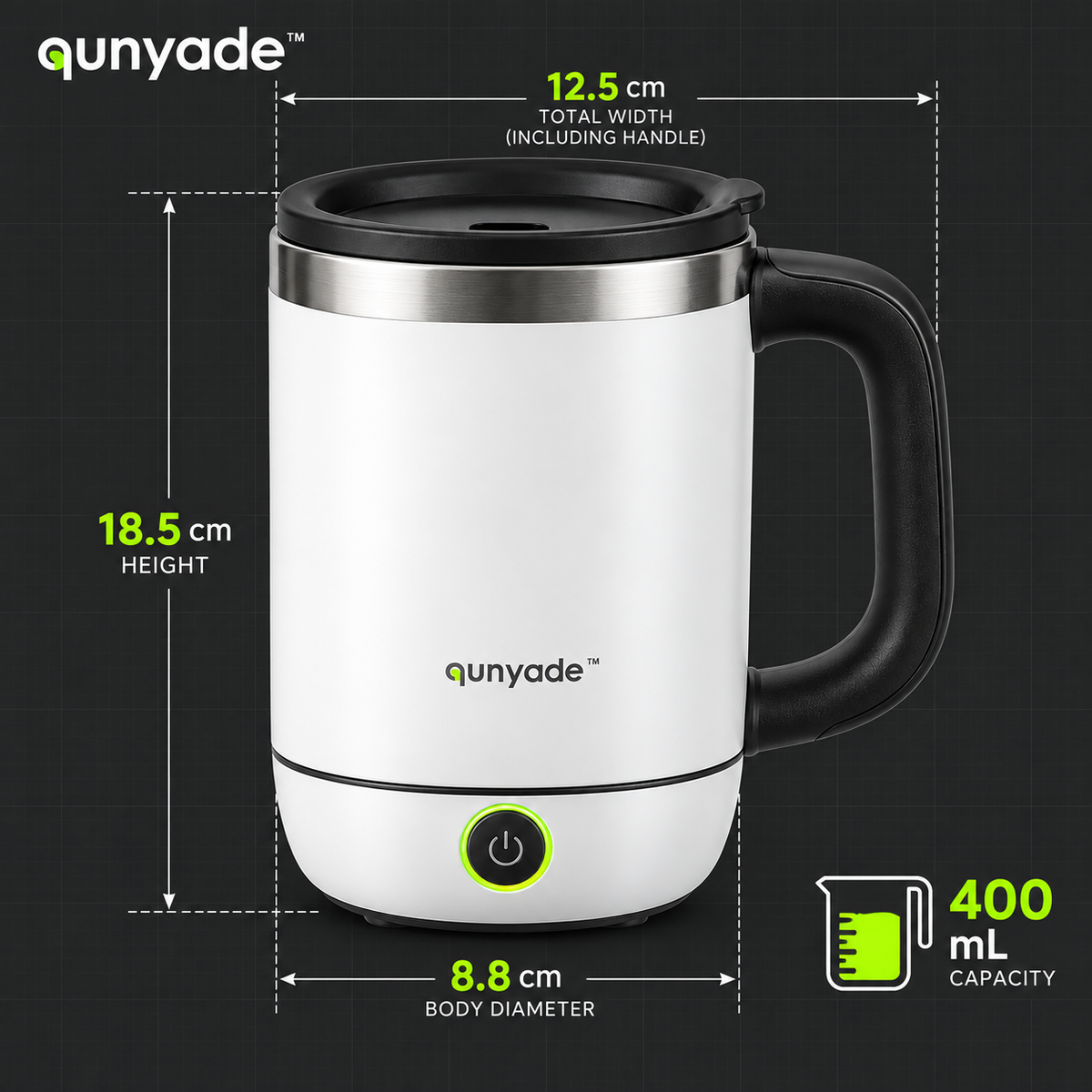 qunyade™ SmartPrep Electric Kitchen Chopper