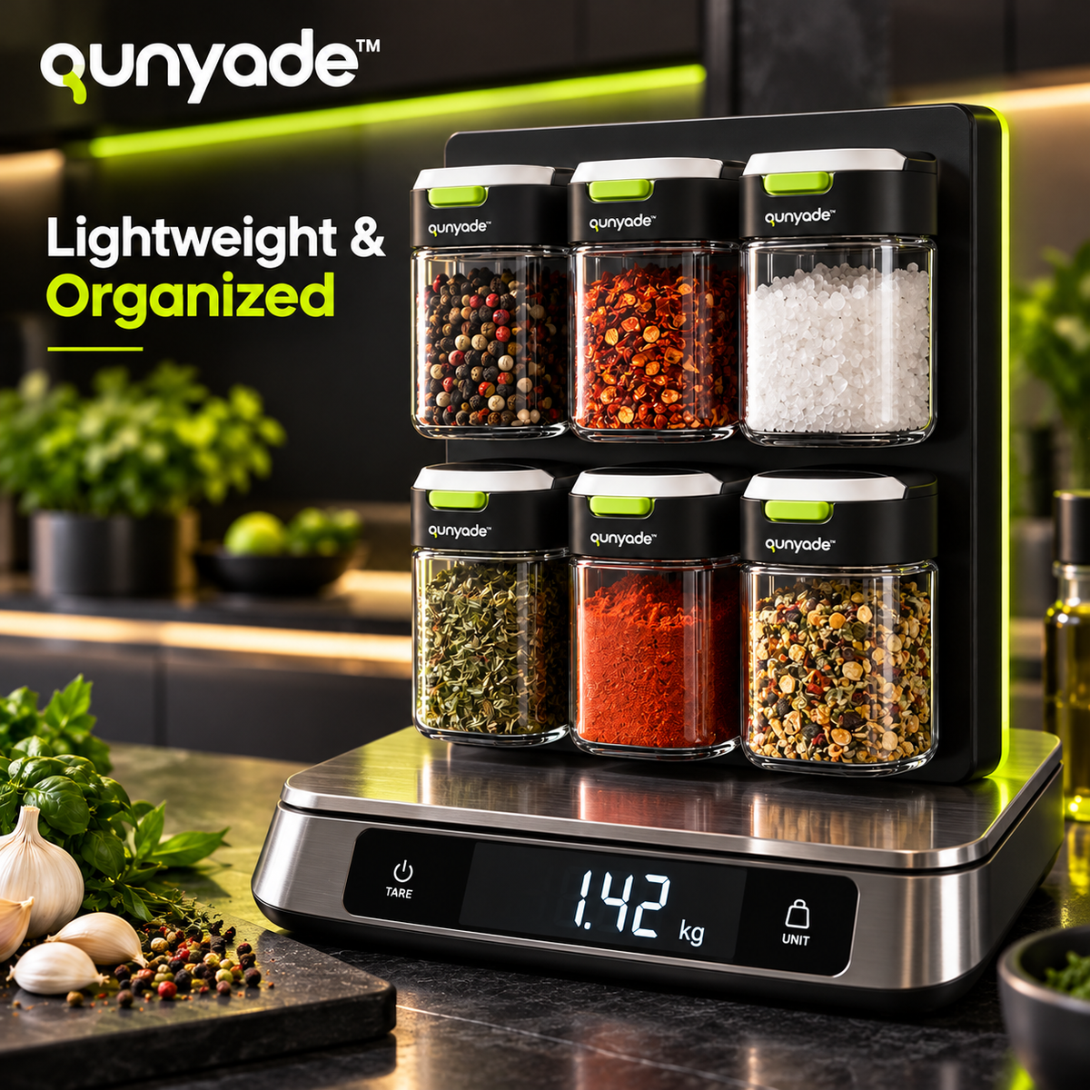 qunyade SmartPrep Digital Kitchen Scale image